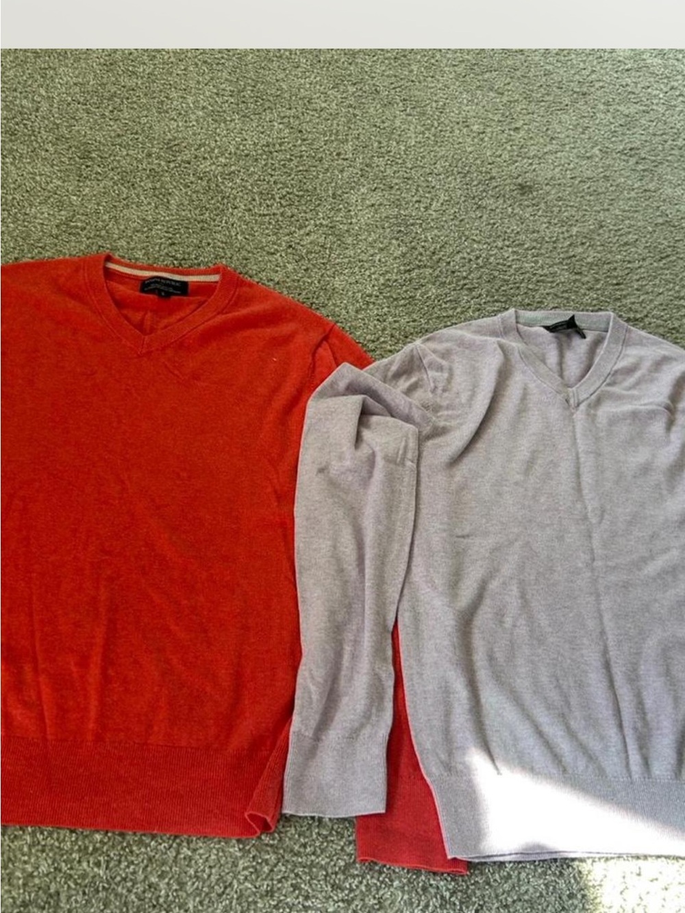 Banana Republic Men's V-Neck Sweaters - Two-Pack